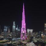 A sense-ational new fragrance was launched on Burj Khalifa last night